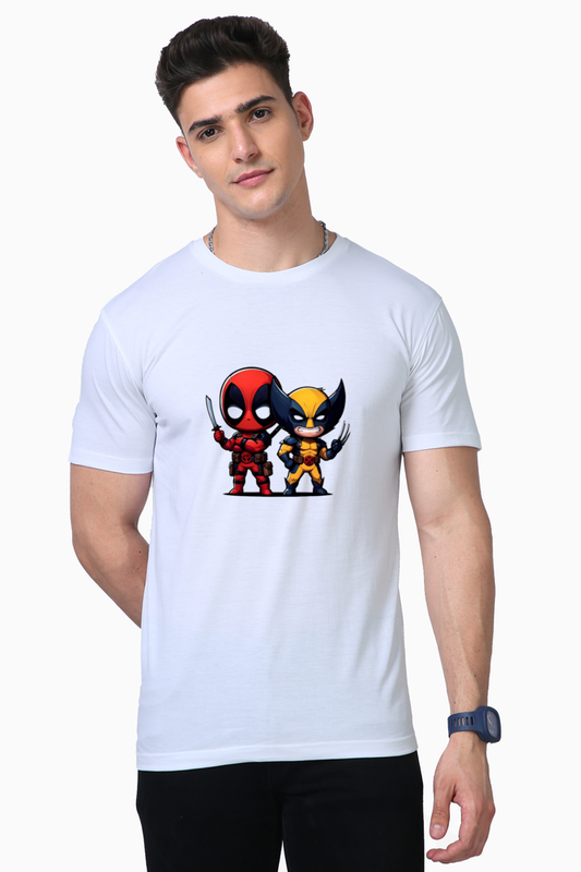 Deadpool & Wolverine Duo- Supima Cotton T-shirt