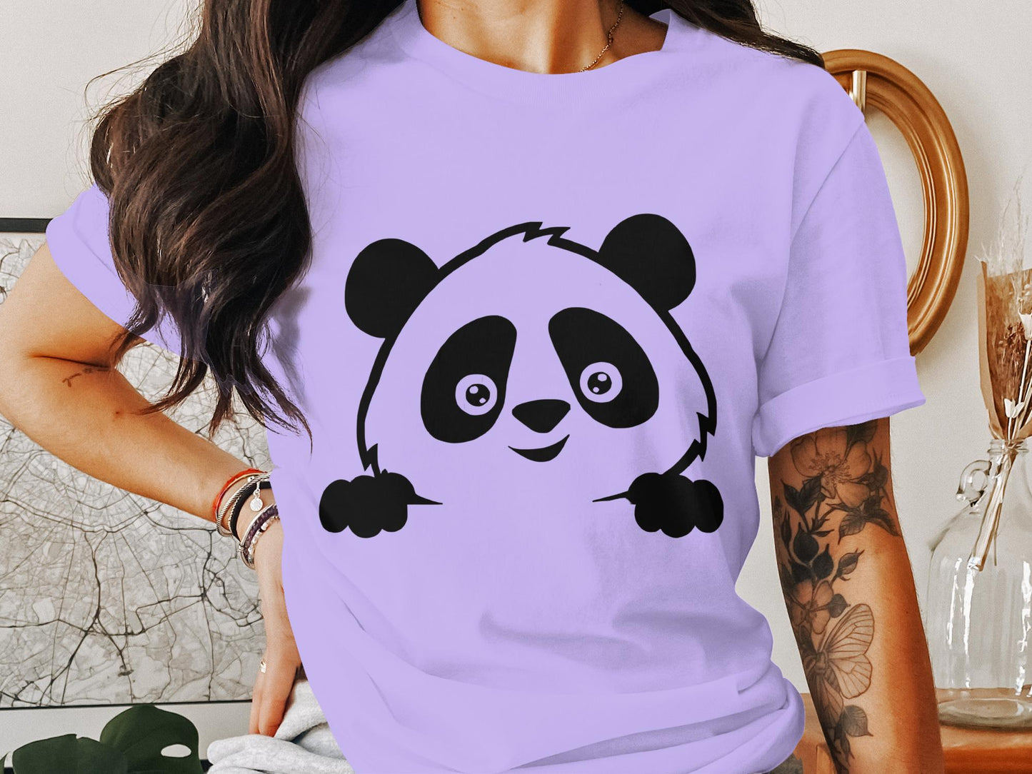 Adorable Panda Vibes- Tshirt