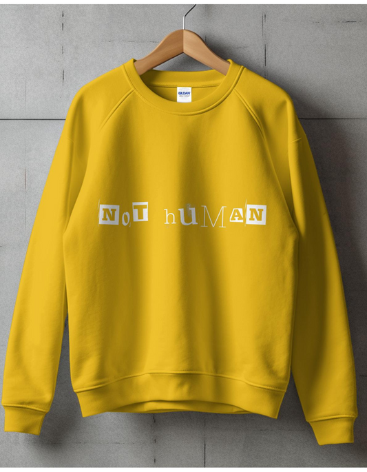 Not Human - Premium sweatshirt